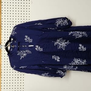 BLUSHING Heart Peasant Swing Mini Dress NWT